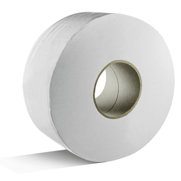 2-Ply Jumbo Roll Bathroom Tissue, White (Case of 12 Rolls)
