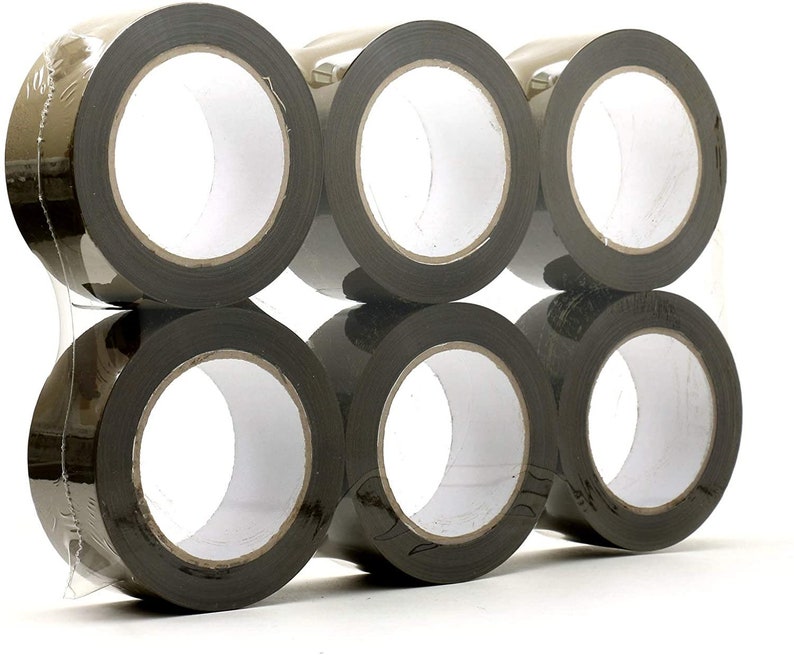 6 Rolls Carton Sealing Clear Packing Tape Box Shipping - 1.8 mil 2 x 6 Rolls Carton Sealing Clear Packing Tape Box Shipping - 1.8 mil 2 x