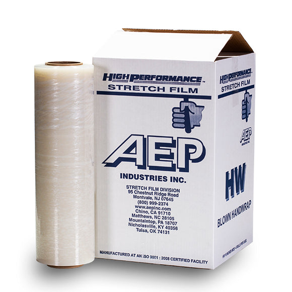 18 Rolls Stretch Wrap Film - 3" X 1000ft, 50 Gauge, Clear Pallet Wrap Hand Roll