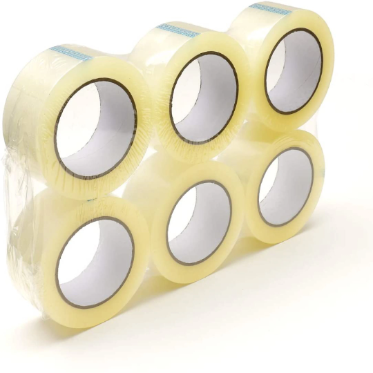 6 Rolls Brown Packaging Tape 48mm x 75m Carton Sealing & Packing Tape 6 Rolls Brown Packaging Tape 48mm x 75m Carton Sealing & Packing Tape