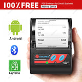 Portable Receipt Bluetooth Printer Thermal 58mm